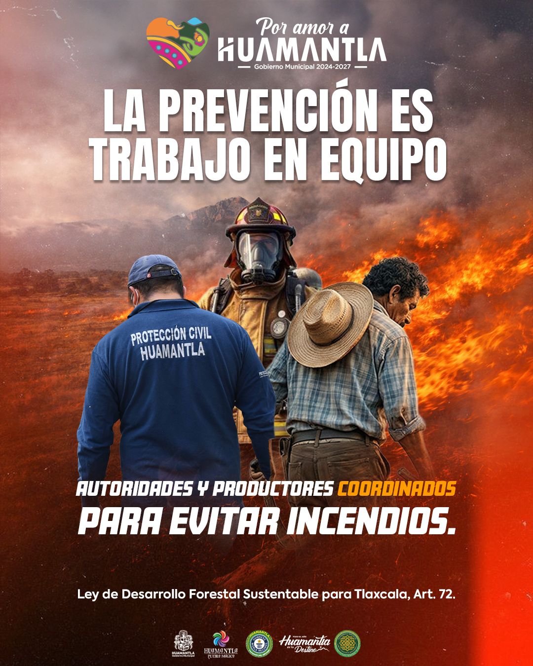 La prevención es trabajo en equipo para evitar incendios y quemas clandestinas